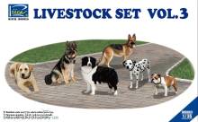 Riich Models RV35021 - Livestock Set Vol.3 (six dogs) in 1:35
