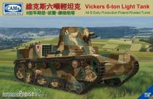 Riich Models CV35-005 - Vickers 6-Ton light tank (Alt B Early Production-Poland-Riveted Turret in 1:35