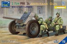 Riich Models RV35026 - German 3.7cm Pak 36 Anti-Tank Gun(model kitsx2)w/Metal gun barrel in 1:35