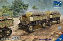 Riich Models RV35041 - German Hf.7 steel field wagen (trailer) with resin parts (Dual pack) in 1:35