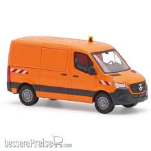 Busch 53407 - Mercedes-Benz Sprinter kurzer Radstand/Flachdach, Verkehrsorange
