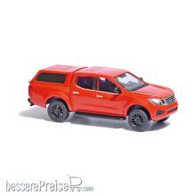 Busch 53707 - Nissan Navara mit Hardtop, Rot