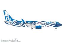 Herpa 537643 - Alaska Airlines Boeing 737-800 ´Xáat Kwáani (Lachsmenschen)´ - N559AS
