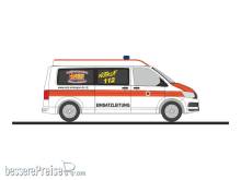 Rietze 53779 - Volkswagen T6 ASB RV Erlangen-Höchstadt, 1:87