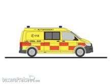 Rietze 53814 - Volkswagen T6 Rettungsdienst Städte Region Aachen, 1:87