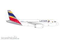 Herpa 538770 - LATAM Airlines Ecuador Airbus A319 - Ecuador Flag livery - HC-CPR