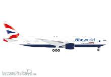 Herpa 539135 - British Airways Boeing 777-200 oneworld - G-YMMU