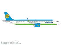 Herpa 539197 - Uzbekistan Airways Airbus A321neo - UK32105