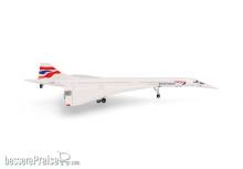 Herpa 539203 - British Airways Concorde - Union Flag livery - nose down - G-BOAG