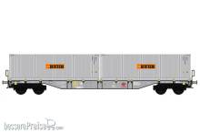 B-Models 54.170 - Containertragwagen 30ft bulkcontainer 2 x Bertschi