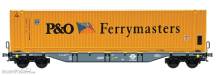B-Models 54.413 - Containertragwagen F-Ersa + P&O yellow