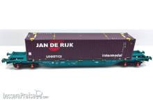 B-Models 54.418 - Containerwagen - Sgns-Waggon, LINEAS Belgien, mit 45-Fuß-Container JAN DE RIJK Logistics