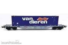B-Models 54.429 - Containerwagen der SBB Cargo mit 45´ Container ´Van Dieren´ - Ep.V-VI