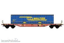 B-Models 54.430 - Touax Containerwagen mit Swap Body Container ´LKW WALTER´ - Ep.V-VI