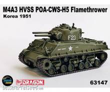 Dragon 540063147 - 1:72 M4A3 HVSS POA-CWS-H5Flamethro.Korea