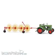 Busch 54155 - Fendt F 15 Dieselross mit Bautz Spinne BS4