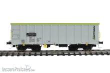 NME 542605 - Off. Güterwag. Eamnos CAPTRAIN, lichtgrau, geänd. Wagennummer: 3780 5840 806-3