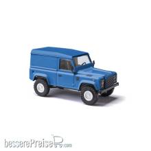 Busch 54350 - Land Rover Defender 90 Kasten, Blau FORMNEUHEIT