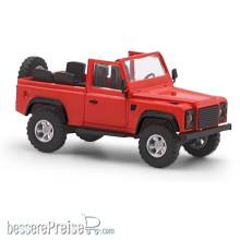 Busch 54390 - Land Rover Defender 90 offen, Rot FORMNEUHEIT