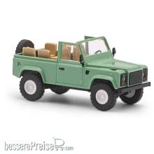 Busch 54391 - Land Rover Defender 90 offen, Grün FORMNEUHEIT