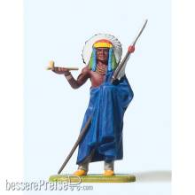 Preiser 54604 - 1:25 Häuptl.m.Friedenspfeife