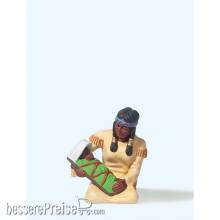 Preiser 54616 - 1:25 Indianersquaw, kniend