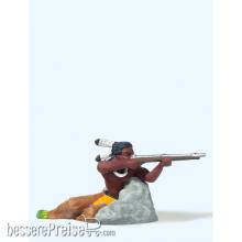 Preiser 54617 - 1:25 Indianer, a.Fels liegend
