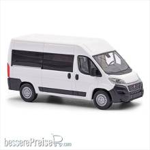 Busch 54650 - Fiat Ducato Bus, Weiß FORMNEUHEIT
