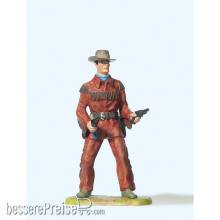 Preiser 54802 - 1:25 Cowboy, stehend m.Rev.