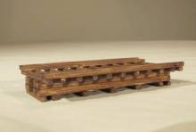 Hack Brücken 55000 - Holzbrücke 10cm, braun - Typ HO10