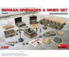 MiniArt 550035258 - 1:35 Dt. Granaten-/Minen-Set