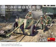 MiniArt 550035400 - 1:35 Dt. 7,5cm PaK 40 m.Crew (4) m Prod.