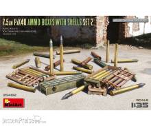 MiniArt 550035402 - 1:35 Dt. 7,5cm PaK40 Munitionski. Set 2