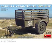 MiniArt 550035436 - 1:35 G-518 US 1t Cargo Trailer Ben Hur