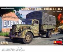 MiniArt 550035456 - 1:35 Dt. 3t Cargo Truck 3,6-36S Mit.Pro.