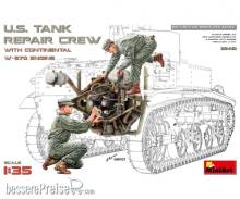 MiniArt 550035461 - 1:35 US Panzer Rep. Crew m. W670 Motor