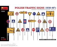 MiniArt 550035664 - 1:35 Verkehrsschilder Polen 1930-40