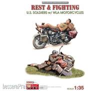 MiniArt 550053068 - 1:35 Fig.-Set US Sold. R&F m.WLA Mot.(2)