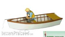 Prehm-Miniaturen 550140 - Ruderboot mit Angler