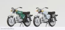 Kres 55043130 - Komplettmodelle 2x Simson S51B, dunkelgrün und grau