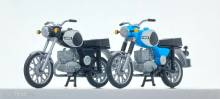Kres 55049030 - Komplettmodelle 2x MZ TS 250, schwarz und hellblau