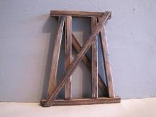 Hack Brücken 55300 - Holzstütze 65mm hoch, braun - Typ HP65