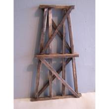 Hack Brücken 55350 - Holzstütze 125mm hoch, braun - Typ HP125