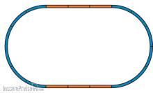 Piko 55365 - Bettung für A-Gleis Set A + 4 Geraden