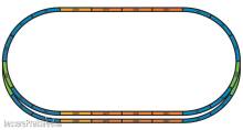Piko 55367 - Bettung für A-Gleis Set A+E