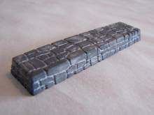 Hack Brücken 55400 - Sockel (Kunststoff) für Holzbrücke 70mm lang, grau - Typ SO70