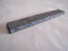Hack Brücken 55500 - Sockel (Kunststoff) für Holzbrücke 115mm lang, grau - Typ SO115