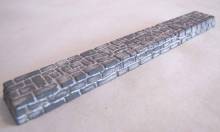 Hack Brücken 55520 - Sockel (Kunststoff) für Holzbrücke 132mm lang, grau - Typ SO132