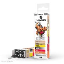 AK Interactive AKM101 - PLAYMARKERS SET - HEROES (6 ref.)