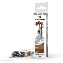 AK Interactive AKM108 - PLAYMARKERS SET - TOOLS & WEAPONS (3 ref.)